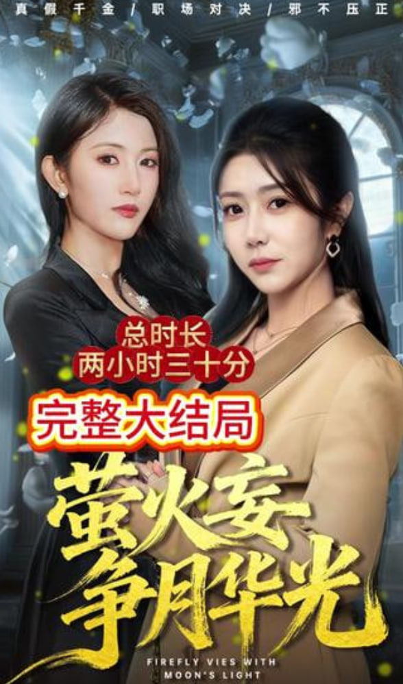 萤火妄争月华光